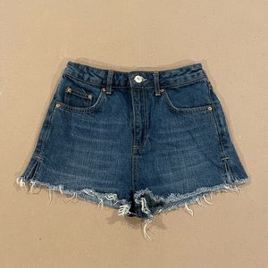 Size 0 Topshop Moto Mom Jean shorts
